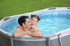 Каркасный бассейн Bestway 5614A 305х200х84 Oval Power Steel Pool